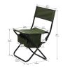 2-piece Folding Outdoor Chair with Storage Bag, Green