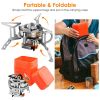 Foldable Portable Camping Stove with Piezo Ignition