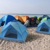 2-3 Person Outdoor Hydraulic Automatic Camping Tent, Blue