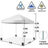 10' x 10' Pop up Waterproof Folding Tent with 4 Sandbags