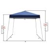 3M x 3M Portable Waterproof Folding Tent, Blue