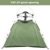 Spring Quick Open Four-Person Family Camping Tent Green