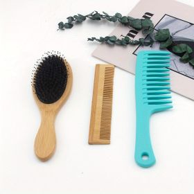 Hairdressing Detangling Hair Brush Fine & Wide Tooth Comb