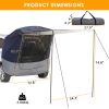 SUV Rear Camping Tent Navy Blue Dark Gray