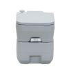 Portable Toilet With 5.3 Gallon Waste Tank and Carry Bag