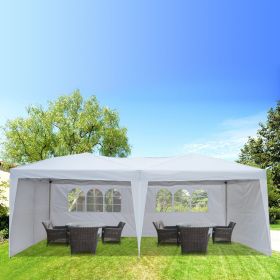 20ft x 10ft White Two Windows, Waterproof Folding Tent