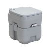 Portable Toilet With 5.3 Gallon Waste Tank and Carry Bag