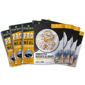 ReadyWise 6 ct Pro Adventure Meal Homestyle Biscuits & Gravy