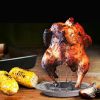 Grilled Chicken Roaster Rack for Barbecue and Grill