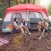 14 People Camping Tent Red And White