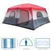 14 People Camping Tent Red And White