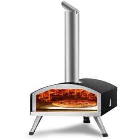 VEVOR Outdoor Oven 12-inch Pellet or Charcoal Pizza Maker