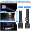 Waterproof Rechargeable Zoomable Super Bright LED Flashlight