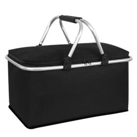 30LInsulated Picnic Basket Cooler Collapsible Food Storage Bag