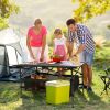 Lightweight Roll-up Aluminum Picnic Table w/ Carrying Bag