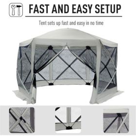 Pop Up Party Gazebo Tent with Mesh Walls