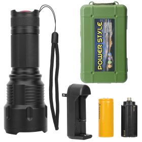 LED Rechargeable Zoomable Flashlight