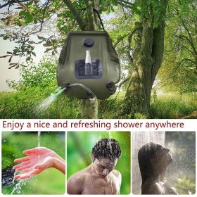 Outdoor Solar Concentrating Portable Shower Water Bag