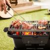 Heavy Duty Camping Cast Iron Tabletop BBQ Grill