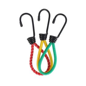 3pck Bungee Cords With Hooks