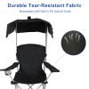 YSSOA Canopy Lounge Chair with Sunshade with Cup Holder