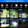 Waterproof Rechargeable Zoomable Super Bright LED Flashlight