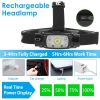 Rechargeable Motion Sensor Headlamp with 9 Light Modes