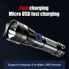 USB Chargeable Strong Lightweight Handheld Flashlight