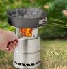 Outdoor Mini Stainless Steel Folding Wood Stove