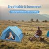 2-3 Person Outdoor Hydraulic Automatic Camping Tent, Blue