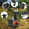 Portable Wood Camping Burning Stove Heater