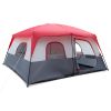 14 People Camping Tent Red And White