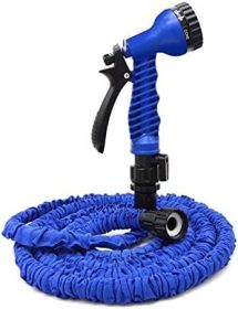 Tall top100ft flexible garden hose expanding magic w/ spray gun