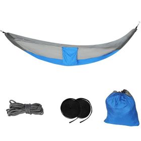 Camping Hammock with Net Mosquito Lightweight Nylon Fabric