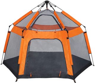 3-4 Person Double Layer Lightweight 4 Seasons Camping Tent