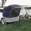 SUV Rear Camping Tent Navy Blue Dark Gray