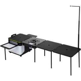 VEVOR Outdoor Integrated Cooking Station w/ Windproof Stove