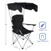 YSSOA Canopy Lounge Chair with Sunshade with Cup Holder