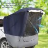 SUV Rear Camping Tent Navy Blue Dark Gray