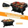 Heavy Duty Camping Cast Iron Tabletop BBQ Grill