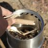 Outdoor Mini Stainless Steel Folding Wood Stove