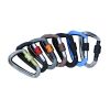 D Shape Aluminum Carabiner Clips 5 Pack