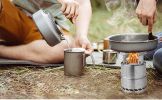 Outdoor Mini Stainless Steel Folding Wood Stove