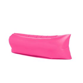 Inflatable Lounger, Lazy Inflatable Sofa Traveling Camping (Color: Rose Red)