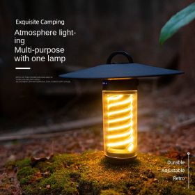 Outdoor Portable Battery Powered Camping Canopy Tent Light (select: Outdoor camping lights-white)