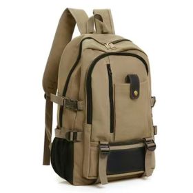 Large Capacity Multipurpose Camping Backpack (Color: dark khaki)