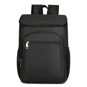 Waterproof Leakproof Insulated Outdoor Cooler Backpack (Color: black)