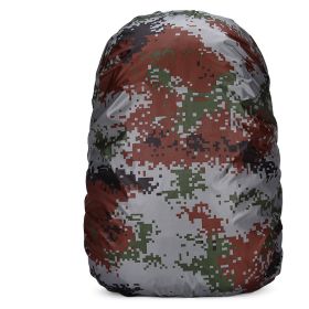 60L Waterproof Backpack with Dust and Rain Cover (Color: Camouflage)