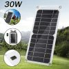 Portable Waterproof Outdoor Solar Charger Panel USB Ports