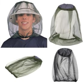 Outdoors Fishing Cap; Insect Proof Mosquito Proof Cap (Color: black)